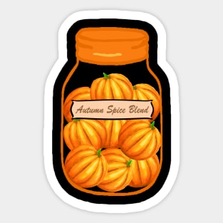 Pumpkin Spice Jar Sticker